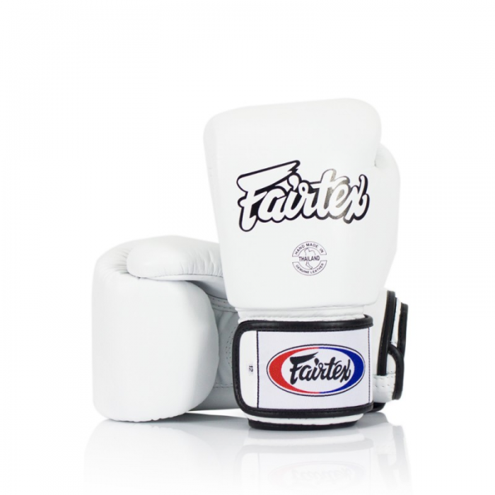 Боксови Ръкавици - Fairtex BGV1 Thai Boxing Gloves - White